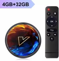 Smart ТВ приставка ANDROID 12 H1 / Медиаплеер телеприставка HD TV 4Gb / 32Gb