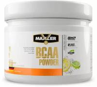 Аминокислоты Maxler BCAA Powder EU 210 гр, восстановление и набор массы, БЦАА, БЦА, Лимон-лайм
