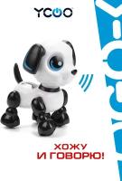 Робот YCOO Robo Heads Up Собака 88524, белый/черный