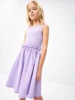 Платье Sela, хлопок, размер 128, фиолетовый