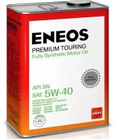 Масло моторное ENEOS Premium TOURING, синтетическое, 5W-40, SN, 4 л