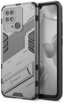 Megatron Противоударный чехол-подставка для Xiaomi Redmi 10C / Poco C40 с защитой камеры