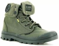 Ботинки мужские Palladium Pampa Baggy Supply 77964-325 текстильные с отворотом зеленые