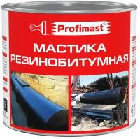 Мастика резино-битумная Profimast, черная, 1,8 кг