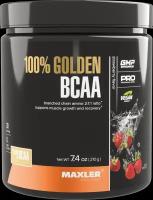 MAXLER USA 100% Golden BCAA 210 г (Клубника)