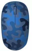 Мышь беспроводная Microsoft Bluetooth Mouse, Bluetooth, Синий (Ночной камуфляж) 8KX-00024