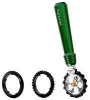 Фигурный нож для теста, лапши, пасты Marcato Design Pastawheel Verde, зеленый