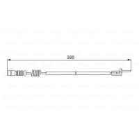 Датчик износа тормозных колодок задний BOSCH 1987474964 для Mercedes-Benz M-class, Mercedes-Benz CLK-class, Mercedes-Benz E-class, Mercedes-Benz C-class