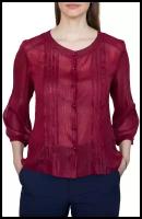 Блуза Galar, размер 48, бордовый