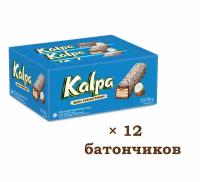 Батончик вафельный Kalpa с шоколадом и кокосовой стружкой, 12 шт х 1 уп, 264 г