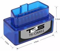 Сканер OBD TDS TS-CAA61 (OBD2, V1.5, Bluetooth 5.1)