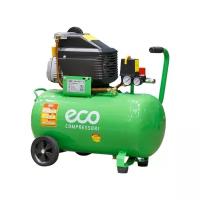 Масляный Eco Компрессор ECO AE-501-3 (260 л/мин, 8 атм, коаксиальный, масляный, ресив. 50 л, 220 В, 1.80 кВт), 50 л, 1.8 кВт