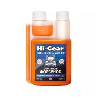 Очиститель форсунок Hi-Gear Diesel Plus, присадка в дизельное топливо, с кондиционером металла ER®, бутылка с дозатором 237мл, арт. HG3418