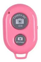 Кнопка дистанционного управления Bluetooth розового цвета для телефонов (Iphone/Samsung/Xiaomi/Honor/LG и др.) и экшен камер