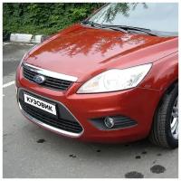 Бампер передний в цвет кузова Ford Focus 2 Форд Фокус рестайлинг 3RSE - TANGO RED - Красный