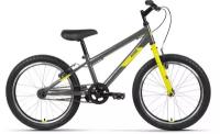 Детский велосипед Altair MTB HT 20 1.0, год 2022, цвет Серебристый-Желтый