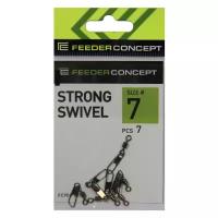 Вертлюг с застежкой Feeder Concept Strong Swivel FC906 007 7