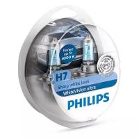 Лампа автомобильная галогенная Philips WhiteVision ultra 12972WVUSM H7 55W PX26d