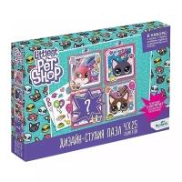 Набор пазлов Origami Littlest Pet Shop Дизайн-студия Счастливые зверушки (04415), 100 дет