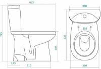 Унитаз с бачком Santek Анимо 1WH302136