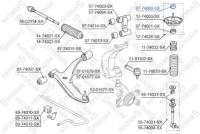 STELLOX 8774060SX 87-74060-SX_[5621790J00]! подушка опоры амортизатора пер. верхн. Nissan Primera P10E/P11/WP11E 90>