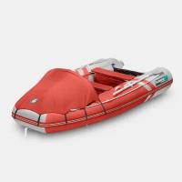 Надувная лодка GLADIATOR E350PRO красно-белый