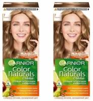 GARNIER Color Naturals Краска для волос 110мл 7 Капучино, набор 2шт