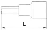 LICOTA LICOTA Головка торцевая с шестигранной вставкой 12 12мм LICOTA h4h012