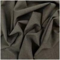 Ткань костюмная шерсть (серый) 96% шерсть,4% эластан, 50 см * 151 см, италия