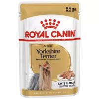 Влажный корм для собак Royal Canin породы Йоркширский терьер, для здоровья кожи и шерсти