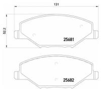 К-т торм. колодок Fr VAG Fabia 11-, Polo 10- Brembo P85121