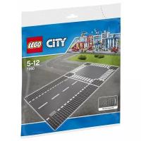 Дополнительные элементы для конструктора LEGO City 7280 Перекресток и прямая проезжая часть