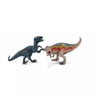 Schleich Динозавры Т-Рекс и Велоцераптор 42216