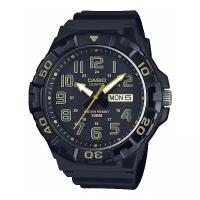 Наручные часы CASIO Standard MRW-210H-1A2, черный, коричневый