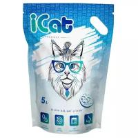 Впитывающий наполнитель iCat Snow Flakes, 5 л