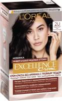 L'Oreal Paris Excellence Creme Universal Nudes крем-краска для волос без амиака, 2U универсальный очень тёмно-каштановый, 170 мл