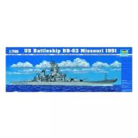Сборная модель Trumpeter US Battleship BB-63 Missouri 1991 (05705) 1:700