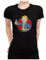 Футболка с принтом Игра Fallout / Vault Boy / Волт-Бой / Женская