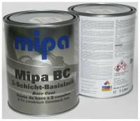 MIPA BC 2-Schicht-Basislack краска базовая SUPER BLACK черная база, 1л