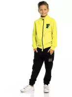 Спортивный костюм для мальчиков Mini Maxi, модель 7237, цвет неон/зеленый, размер 146