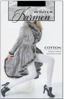 Колготки Karmen Cotton, 250 den, размер 3, черный