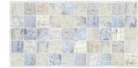 GRACE Панель на стену из ПВХ 964х484 Плитка Мрамор голубой УТ000031971