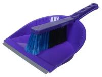 Щетка-сметка и совок с резинкой стандарт фиолетовый М 5173 (Артикул: 4400001590)