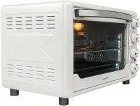 Мини-печь NORDFROST RC 350 W, настольная духовка, 1600 Вт, 35л, конвекция, гриль, таймер до 120 минут, 3 режима нагрева, белый