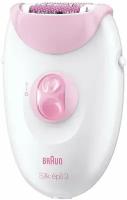 Эпилятор Braun 3270 Silk-epil 3, белый/розовый