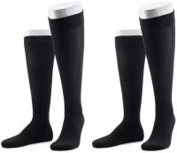 Носки Sergio di Calze, 2 пары, размер 29, черный