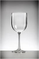 Бокал для вина Писцин прозрачный, многоразовый, пластик, поликарбонат, небьющийся