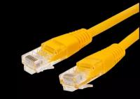 Кабель патч-корд U/UTP 5e кат. 5м Filum FL-U5-5M-Y 26AWG(7x0.16 мм), омедненный алюминий (CCA), PVC, жёлтый