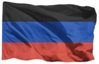 Флаг ДНР на сетке, 70х105 см - для уличного флагштока
