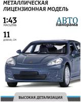 Масштабная модель Автопанорама JB1200190 Porsche Panamera S синий перламутр 1:43